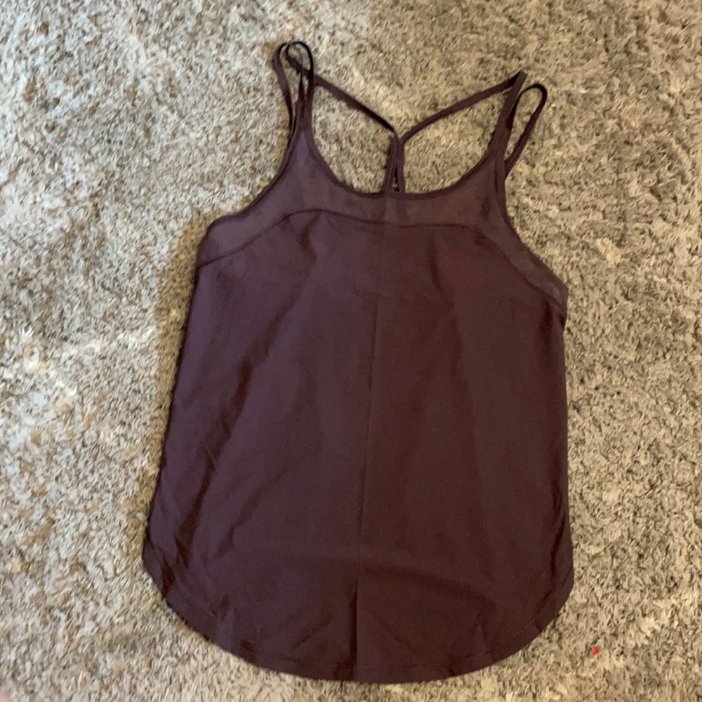 Purple Lululemon Tank Top with open sides